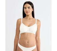 Soft-BH SLOGGI "ZERO Feel Pure Soft bra", Damen, Gr. M, N-Gr, silk weiß, Single Jersey, Obermaterial: 54% Modal, 24% Polyamid, 22% Elasthan, BHs Soft-BH, natürlich und unsichtbar (70360465-M) silk wei