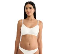 Soft-BH SLOGGI "ZERO Feel Pure Soft bra", Damen, Gr. L, N-Gr, silk weiß, Single Jersey, Obermaterial: 54% Modal, 24% Polyamid, 22% Elasthan, BHs Soft-BH, natürlich und unsichtbar (70360465-L) silk wei
