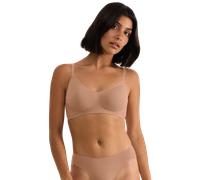 Soft-BH SLOGGI "ZERO Feel Pure Soft bra", Damen, Gr. S, N-Gr, nostalgic braun, Single Jersey, Obermaterial: 54% Modal, 24% Polyamid, 22% Elasthan, BHs Soft-BH, natürlich und unsichtbar (92405547-S) no