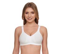 Soft-BH SUSA "Topsy Plus", Damen, Gr. 95, Cup E, weiß, Obermaterial: 40% Baumwolle, 30% Elasthan, 30% Polyamid, BHs Soft-BH, vorgeformte Cups, Jacquard-Muster, elastisch, bequem (75297411-95) weiß