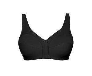 Soft-BH VIANIA "Baumwoll Soft BH Basic", Damen, Gr. 105, Cup D, schwarz, Obermaterial: 100% Baumwolle CO., BHs Soft-BH (96094105-105) schwarz