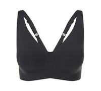 Sloggi Soft-BH Damen Zero Feel 2.0, nahtlos, V-Ausschnitt, herausnehmbare Pads, Schwarz XL