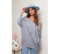 Soft Cashmere Pullover in Grau - Größe 34/36 | Damen Pullover Cardigans