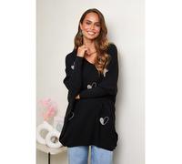 Soft Cashmere Pullover in Schwarz - Größe 38/40 | Damen Pullover Cardigans
