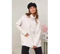 Soft Cashmere Rollkragenpullover in Creme - Größe 38/40 | Damen Pullover Cardigans
