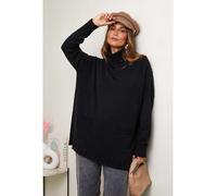 Soft Cashmere Rollkragenpullover in Schwarz - Größe 38/40 | Damen Pullover Cardigans
