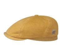 Soft Cotton 6 Panel Flatcap by Stetson gelb L (58-59 cm)
