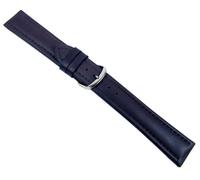 Soft Ersatzband Uhrenarmband Kalbsleder Dunkelblau Wasserfest 20567S