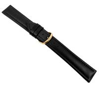 Soft Ersatzband Uhrenarmband Kalbsleder schwarz Wasserfest 20564G