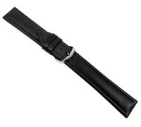 Soft Ersatzband Uhrenarmband Kalbsleder schwarz Wasserfest 20565S