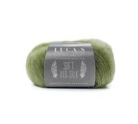 Soft Kid Mohair- und Seidengarn zum Stricken, 75% Mohair 25% Seide Stricken & Häkeln Spitzengarn, 25 g, 210 m, flauschig weiche Wolle