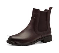 Jana Damen Stiefeletten ohne Absatz mit Reißverschluss Vegan, Rot (Bordeaux), 39 EU