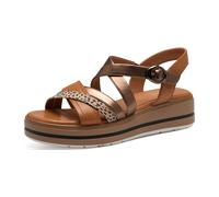 Soft Line Plateau Sandaletten für Damen, braun, Größe 40 EU