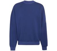 Sweatshirt ADIDAS SPORTSWEAR "SOFT LUX", Herren, Gr. S, blau (dunkelblau), Obermaterial: 51% Polyester, 25% Modal, 15% Baumwolle, 9% Elasthan, normal, Rundhals, angesetztes Bündchen, Sweatshirts Sweat