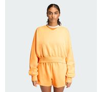 adidas Women's Soft LUX Sweatshirt, Semi Ice Tangerine, XXL