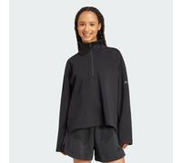 adidas Sportswear Relaxed Fit Sweatshirt mit Reißverschluss in Black, Größe XS