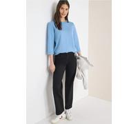 Cecil Damen Soft Touch Shirt in Blau, Gr: XS