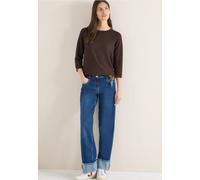 Cecil Damen Soft Touch Shirt in Braun, Gr: M