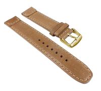 Soft Vintage Ersatzband Uhrenarmband Kalbsleder Band Beige 24015G