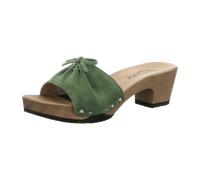 Softclox Klassische Pantoletten für Damen, grün, Größe 42 EU
