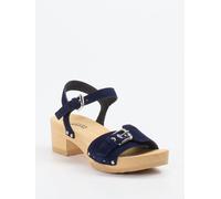 Softclox Plateau-Sandalette in blau in Größe: 38 für Damen