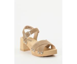 Softclox Plateau-Sandalette in braun in Größe: 37 für Damen