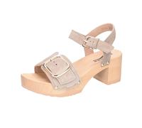 Softclox Plateau Sandaletten für Damen, beige, Größe 40 EU