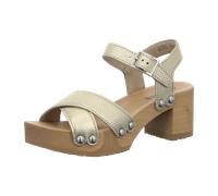 Softclox Plateau Sandaletten für Damen, gold, Größe 41 EU