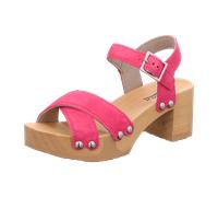 Softclox Plateau Sandaletten für Damen, rot, Größe 42 EU