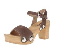 Softclox S3337 Eilyn Kaschmir Damen Sandalette Mocca Veloursleder Größe 38 EU