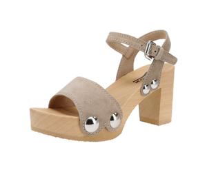 Softclox S3337 Eilyn Kaschmir - Damen Schuhe Sandaletten - 70-Taupe für Damen, braun, Größe 36 EU