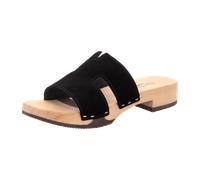 Softclox S3501 Blida Kaschmir - Damen Schuhe Pantoletten - 24-Schwarz für Damen, schwarz, Größe 37 EU