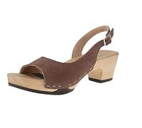 Softclox S3575 Konny Kaschmir - Damen Sandalette - 22-Mocca, Größe:39 EU