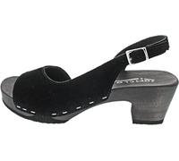 Softclox S3575 Konny Kaschmir - Damen Schuhe Sandaletten - 07-Schwarz, Größe:41 EU