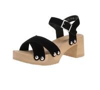 Softclox S3598 Hanne Kaschmir - Damen Schuhe Sandaletten - 11-Schwarz, Größe:40 EU