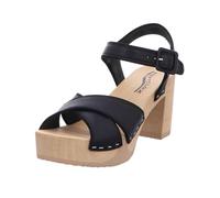 Softclox S3619 Ellis Nappa - Damen Sandalen - 09-Schwarz, Größe:37 EU