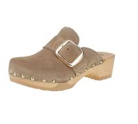 Softclox S3633 Tessa Kaschmir - Damen offene Schuhe - 02-Taupe, Größe:41 EU