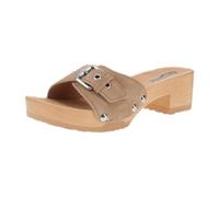 Softclox S3649 Pixie Kaschmir - Damen Pantolette - 04-Taupe für Damen, braun, Größe 41 EU