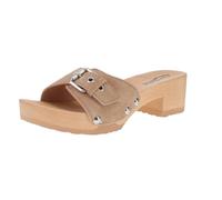 Softclox S3649 Pixie Kaschmir - Damen Pantolette - 04-Taupe, Größe:38 EU
