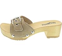 Softclox S3649 Pixie Kaschmir - Damen Pantolette - 04-Taupe, Größe:39 EU