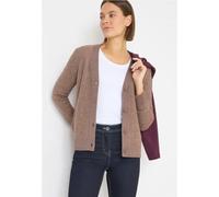 Cecil Damen Softer Bouclé Cardigan in Braun, Gr: XXL