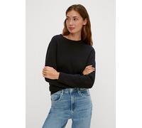 Softer Pullover aus Wollmix schwarz 44