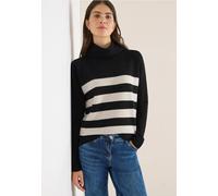 Cecil - Softer Rollkragenpullover schwarz - Gr. - S