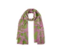 Softer Schal aus feinem Bambus mit Blumenmuster pink - Gr. - one size