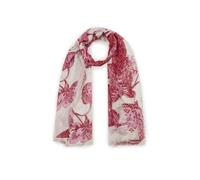 CODELLO Damen Leichter Schal aus feinem Bambus mit Erdbeer-Print