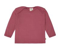 Softes Langarmshirt grobe Rippe altrosa 122/128