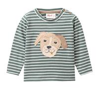 People Wear Organic Langarm-Shirt eukalyptus geringelt 74/80