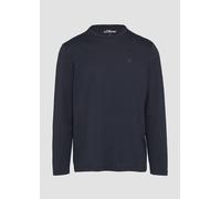 Softes Longsleeve aus Jersey mit Logo-Detail S blau 2157195.5978.S