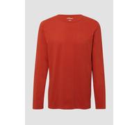 Softes Longsleeve mit Crew Neck und Logo-Patch XL rot 2170134.3529.XL