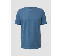 Softes T-Shirt aus Heavy Jersey mit Label-Details 3XL blau 2172360.6244.3XL